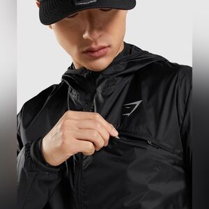 Gymshark Speed Windbreaker/Large/Black